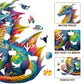 Kaayee Wooden Jigsaw Puzzles-Wooden Puzzle Adult Unique Shape Advanced Dragon Wooden Jigsaw Puzzle For Adult, Family Puzzles 12.