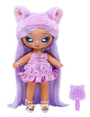 Na! Na! Na! Surprise Sweetest Gems™ Valentina Lovely 7.5' Fashion Doll Amethyst Birthstone Inspired With Purple Hair, Satin Dress & Brush, Poseable, Great Toy Gift Kids Girls Boys Ages 5 6 7 8+ Years
