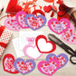 Realspring 24 Sets Valentines Day Crafts for Adults Conversation Suncatcher Crafts Kit Valentines Heart Cutout DIY Tissue Paper