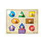 Melissa & Doug Geometric Shapes Lg Peg Puzzle Puzzles Wooden Toy 3+ Gift for Boy or Girl