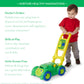 Melissa & Doug Snappy Turtle Lawn Mower Toy - Multi Color, One Size, Plastic, Model 6744 for Pretend Play