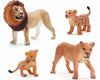 Gemini&Genius Lion Family Toys For Kids, Safari Lion Animal Toy Figures, Wildlife Family Lions Action Figures, Great For Educati
