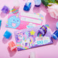 Joyin 30 Pcs V-Day Gift Cards With Fantasy Slime Stress Relief Fidget Toy For Kids, Classroom Exchange Prizes, Valenti Party Favors, Exchange Gifts Greeting Card