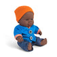 Miniland Doll 8 1/4'' African Boy (Box) - Made In Spain, Anotomically Correct, Quality, Inclusion