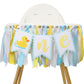 Rubber Ducky 1st Birthday high chair banner - Rubber Duck 1st Birthday Decoration, Light Blue 1st Birthday banner for Boys, Summ