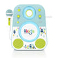 Singing Machine Kids Smk250Bg Mood Led Glowing Bluetooth Sing-Along Speaker With Wired Youth Microphone Doubles As A Night Light