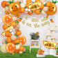 NOVWANG 18pcs Orange Fruit Balloon, Cartoon Citrus Fruit Balloons for Little Cutie Baby Shower Party Citrus Foil Balloon Citrus