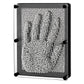 Hsxfl Classic 3D Metal Pin Art Toy - 8In X 6In 3D Large Size Pin Art Board For Kids Or Adults (Silver)