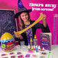 GirlZone Magic Potion Slime Kit - Create 6 Glow in The Dark Slimes, Purple, Model GZMPSK, Fun Gift for Kids Birthdays