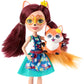 Enchantimals Art Studio Playset with Felicity Fox Doll and Flick Fox, 6-inch Small Doll, with Easel, Stool and Smaller Art and P