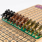 Metal Horse for Horse Racing Board Game, 5 Colors Chips, Gold  4, Rose Gold  4, Black  3