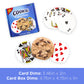 Gamago Cookie Playing Cards - Cookie Shaped Deck Of Cards To Play Your Favorite Card Games For Birthdays, Stocking Stuffers, Whi