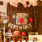 16 Inch Silver Happy Birthday Balloons Banner, Aluminum Foil Letters Happy Birthday Balloon For Birthday Decorations Party Suppl