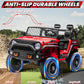 Joyracer 24V Ride On Toys With 4X200W Motors, 20'' Xl 2 Seat Power Ride On Wheels W/2 Safe Belts, Remote Control, 4-Wheeler Susp