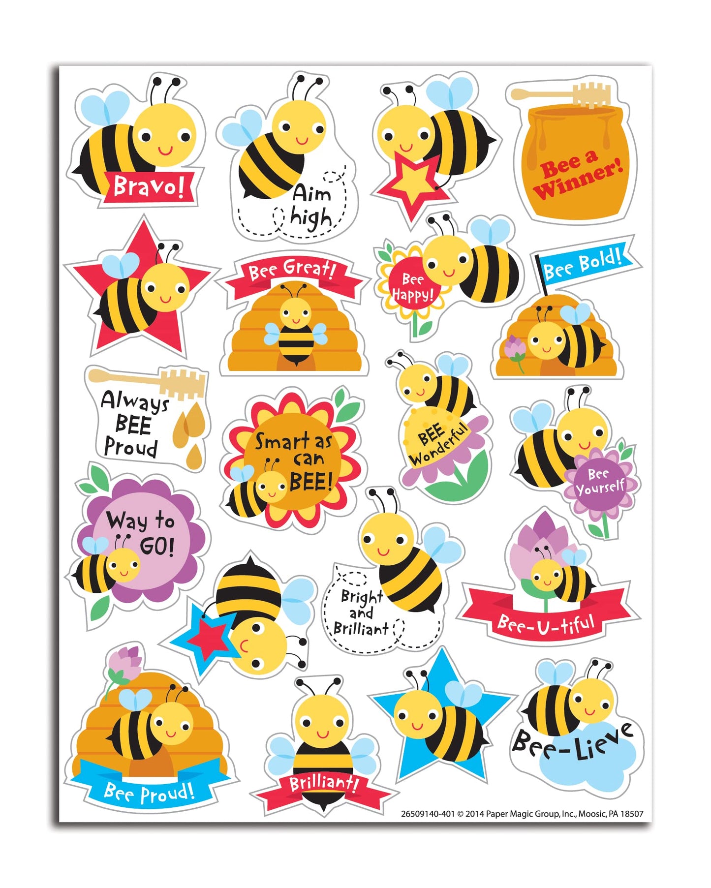 Eureka Honey Stickers, Scented (650914)