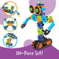 Learning Resources Gears! Gears! Gears! Robots In Motion Building Set - 116 Pieces, Ages 5+, Robot Toy, Stem Toys For Kids, Robo