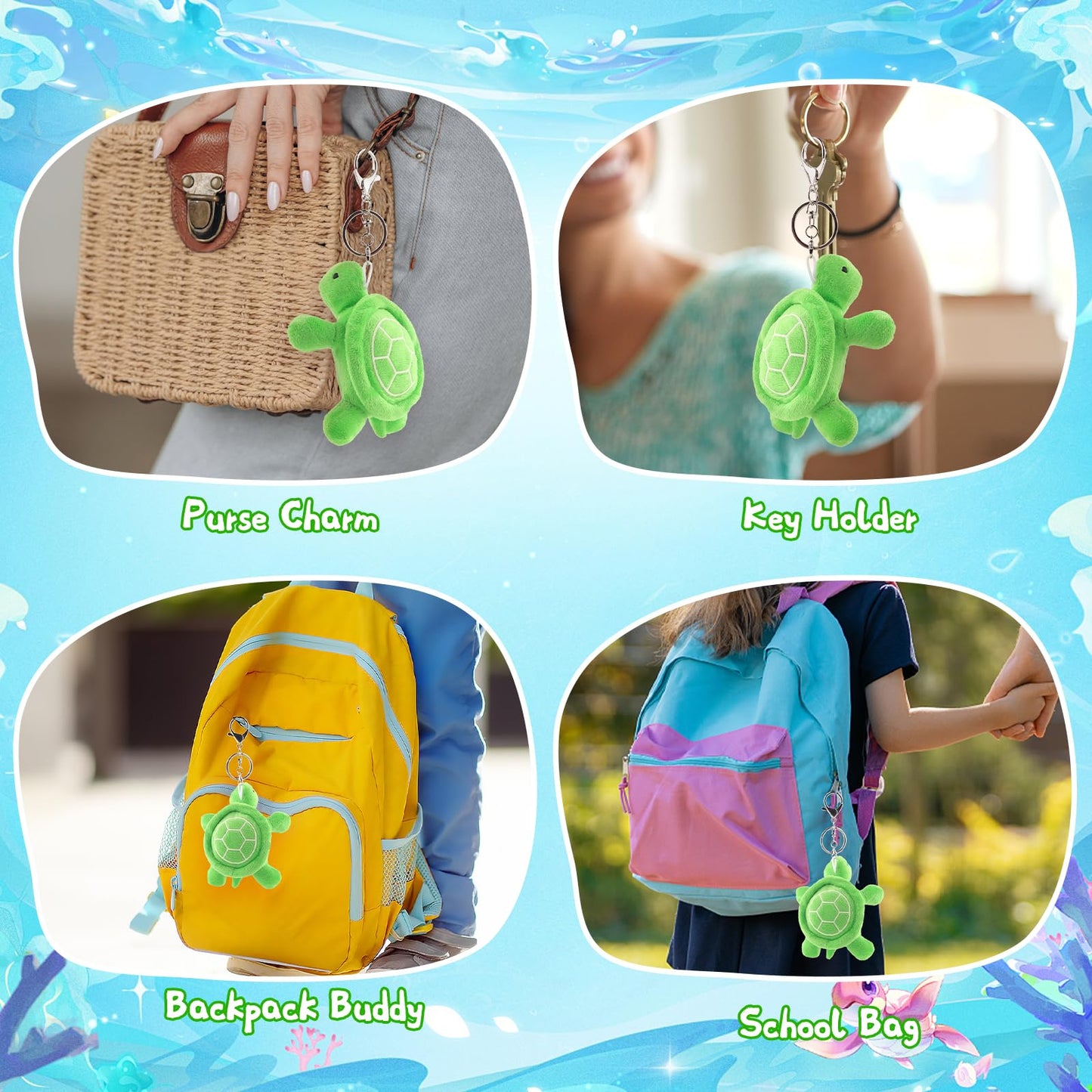 Anboor 5.10'' Small Turtle Stuffed Animals Toy, Adorable Cute Turtle Plush Ideal For Baby, Novelty Animal Plush For Kids Boys Gi