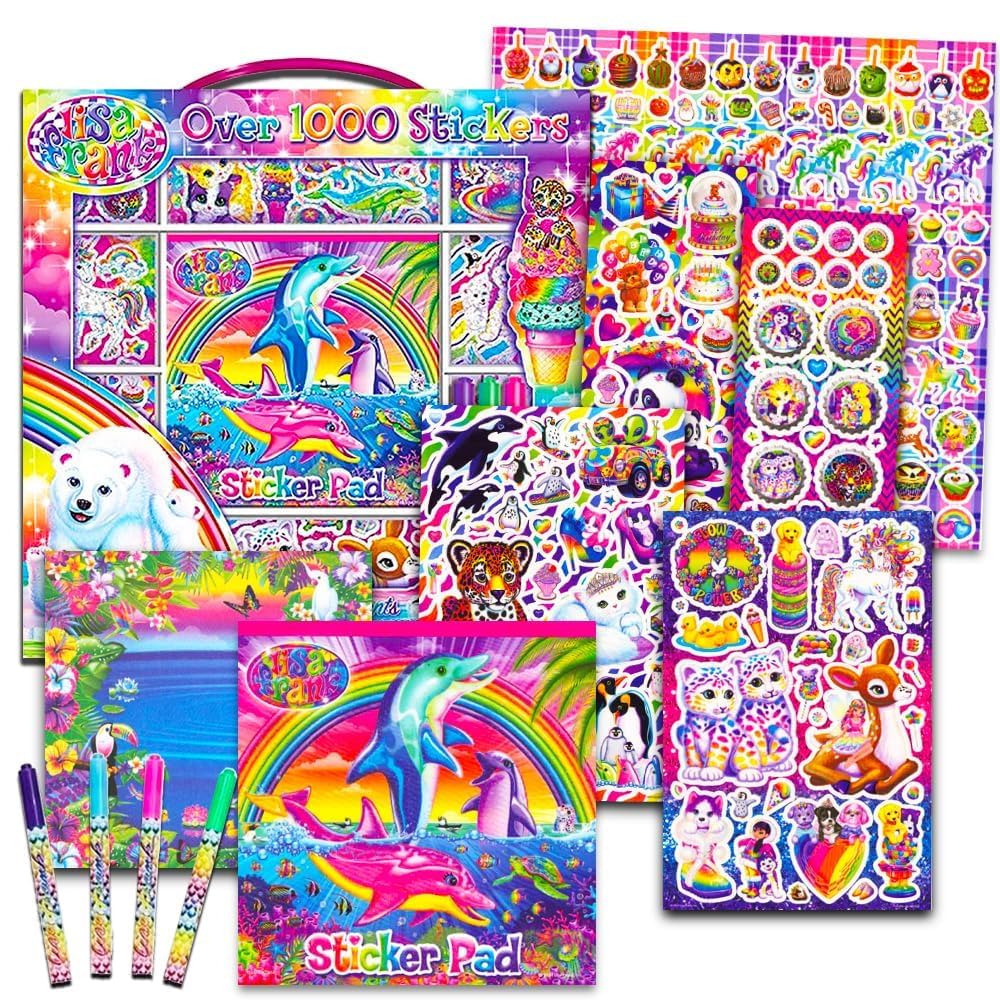 Ultimate Lisa Frank Sticker Super Pack -- Lisa Frank Sticker Box and Sticker Pack with Over 1000 Stickers and More (Lisa Frank P