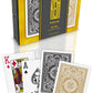 Kem Arrow Black And Gold Plastic Playing Cards - Jumbo Index, Poker Size, Premium Casino Grade - 2 Decks