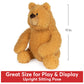 GUND Growler Teddy Bear Plush Stuffed Animal, 11 Inch Classic Brown Bear, Soft Plush Material, Model 6063137