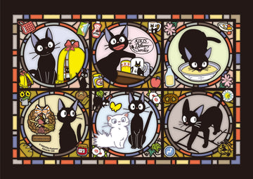Ensky Kiki'S Delivery Service Jiji Art Crystal Jigsaw Puzzle (208-Ac02) - Official Studio Ghibli Merchandise