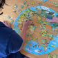 boppi USA State Map Jigsaw Puzzle - 150 Pieces, 100% Recycled Card, Educational Fun for Kids Ages 5+, Colorful USA Map Design