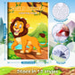 Benlouis 24 Pcs Jungle Safari Animals Mini Coloring Books Safari Zoo Lion Party Favors Small Activity Books Bulk For Kids Wild A