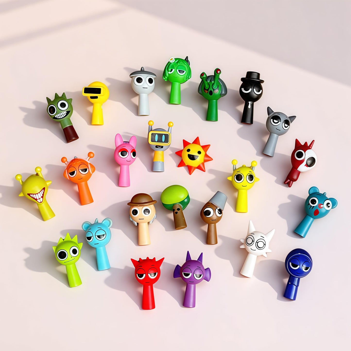 Yoveccy Sprunki Figures 24Pcs - Colorful Mystery Animal Action Figurines Set For Kids, Perfect For Christmas Birthday Party Favo