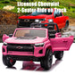 Nitoess 24V 2 Seater 4WD Ride On Toy Car,Ride on Truck with Remote Control, Electric Toy Ride On Vehicle for 3+ Years Kids(Pink)