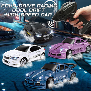 1/64 Scale Drift Rc Car,Mini Rc Sportscar 2.4Ghz With Gyro Mini Racing Drift Racing Remote Contrl Car Model Toys Hobby Gift For