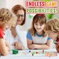 Playbees Big Foam Dice Set - 12-Pack, Jumbo, and Colorful Dice for Kids - Ideal for Boosting Math Skills, Great Gifts, and Party
