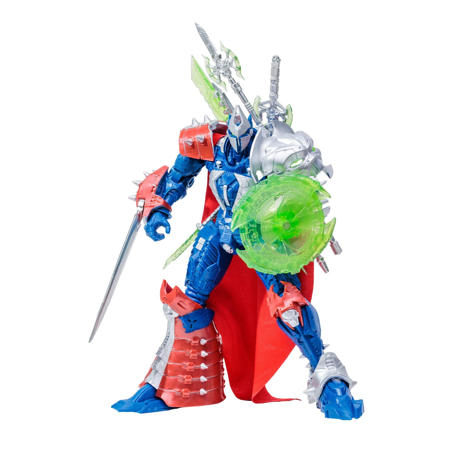 McFarlane Toys  Spawn Comic Designer Edition Manga Spawn Mega Figure with 22 Moving Parts  Collectible Figure with Accessories and Collectors Stand Base - Ages 12+