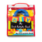 Melissa & Doug My First Activity Book - 8-Page Soft Fabric Book for Babies & Toddlers, Multi Color, Model 30267