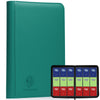 9 Pocket Card Binder  enhanced Ringless Trading Card Binder 360 Side Loading Pocket PU Card Collection Binder  Sturdy Collectible Card Albums Card Folder for MTG  TCG  Sports Cards  Game Cards-Green