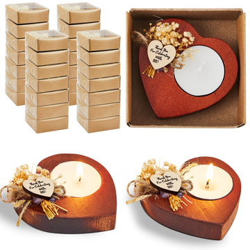 100 Pcs Rustic Wedding Favors for Guests Bulk Bridal Shower Favors Baby Shower Favors Wedding Guest Gifts Candles Anniversary, E