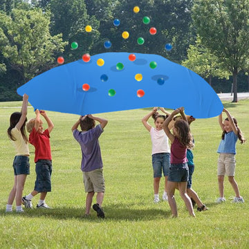 Sonyabecca Hole Tarp Team - Blue Building Game Props Outdoor Fun Equipment - Passing & Dribbling - 98''L x 71''W