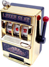 Magikon Mini Slot Machine Toy, Funny Lucky Slot Machine Bank With Spinning Reel And Keychain, Nice As Creative Festival Present Birthday Cake Decoration