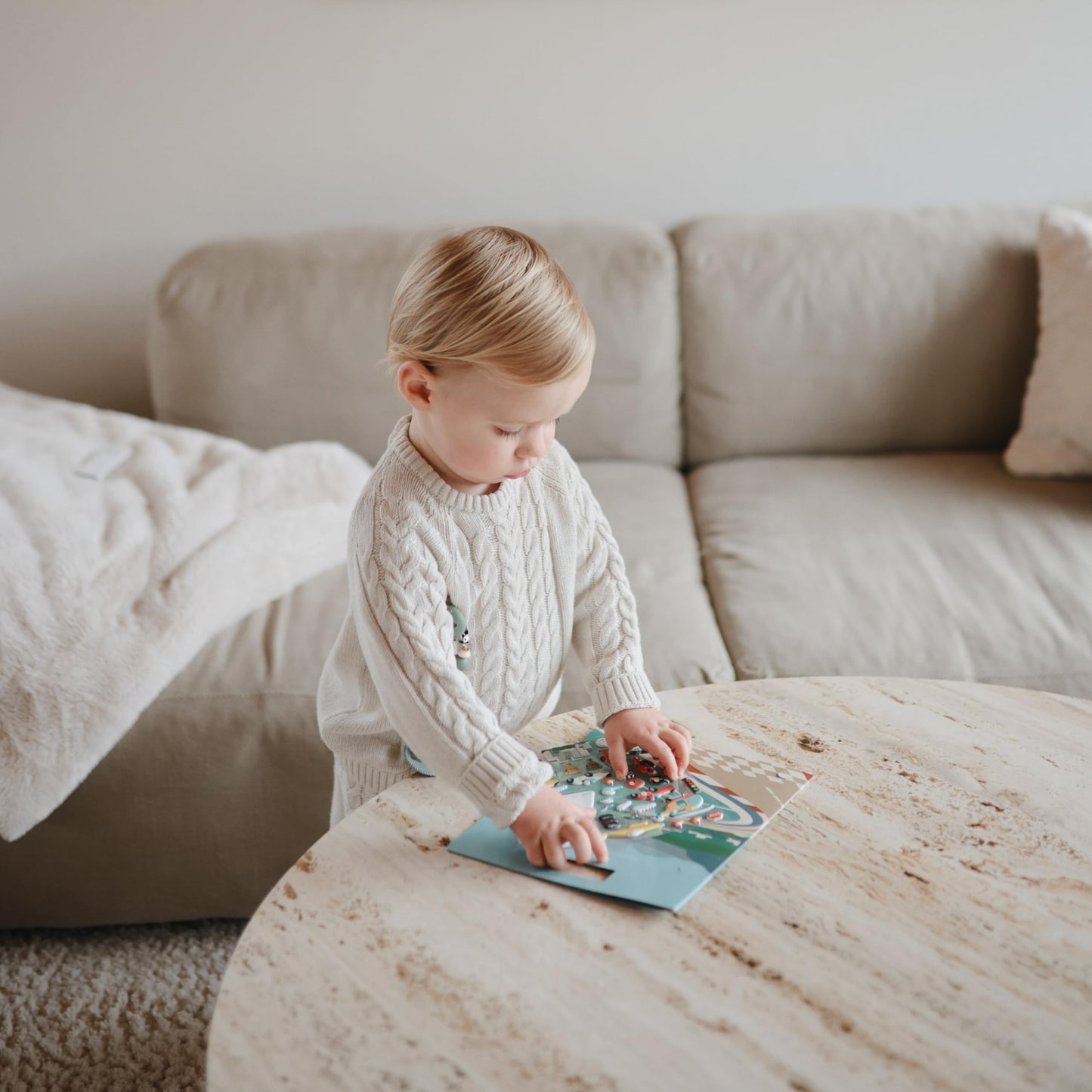 mushie Reusable Sticker Book Set (Race Cars) | 100+ Removable Puffy Stickers | Arts & Crafts Activity for Kids | Ages 3+