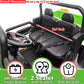 Sopbost 2 Seater 24V Kids Ride On Truck With Electric Dump Bed, Extra Shovel, 4Wd Battery Powered Ride On Toy Car With Remote Control, Music Play, Eva Tires Wheels, Green