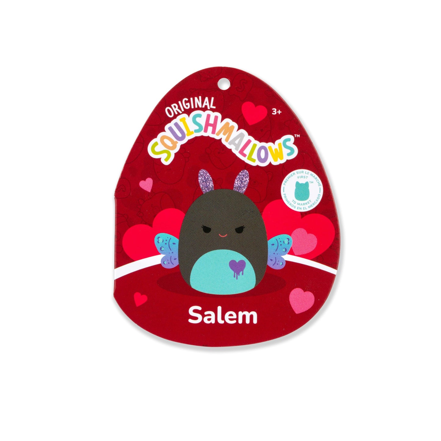 Squishmallows Original 14in Plush Salem The Mischievous Black and Teal Moth - Soft Polyester Toy by Jazwares