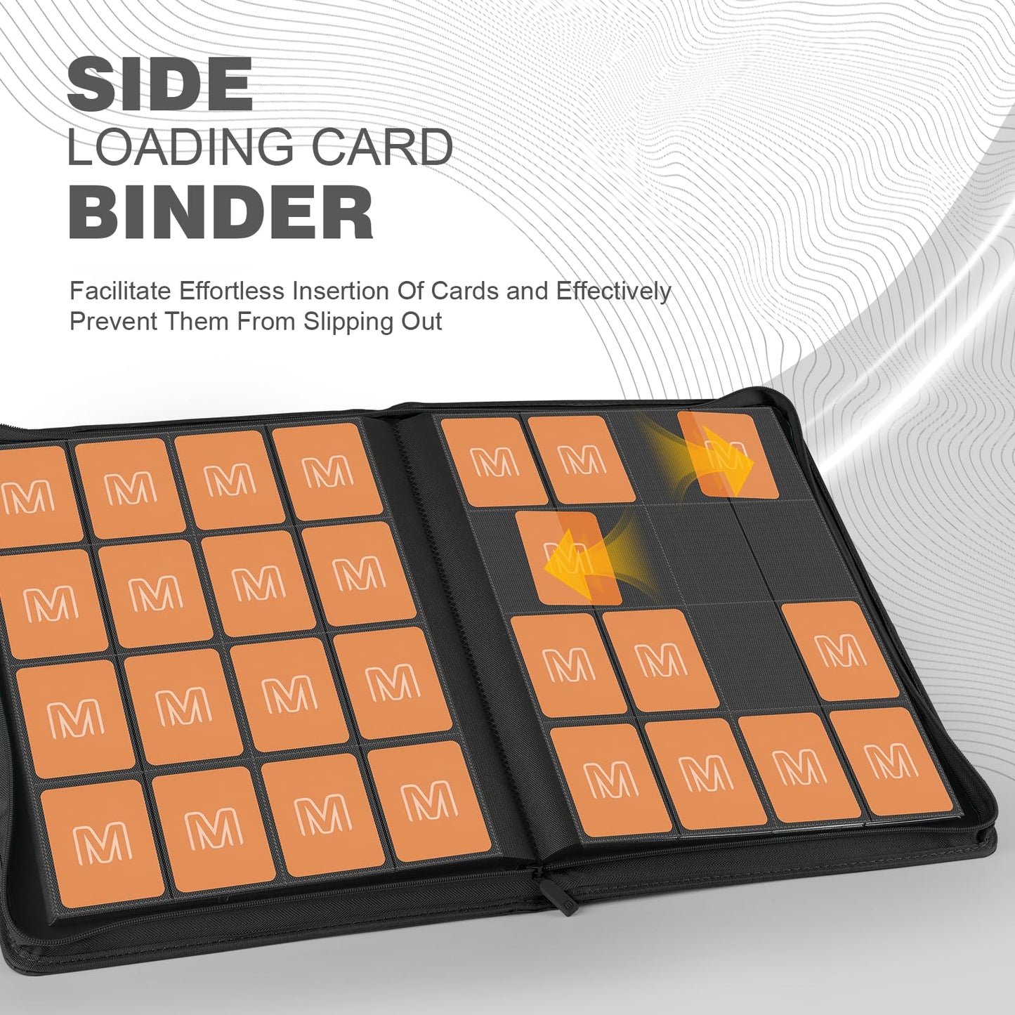 enhanced Card Binder 16 Pocket Trading Card Binder Holds up to 1000+Cards Sturdy Card Collection Album  Card Holder Folders for MTG  TCG  Game Cards & Sports Cards