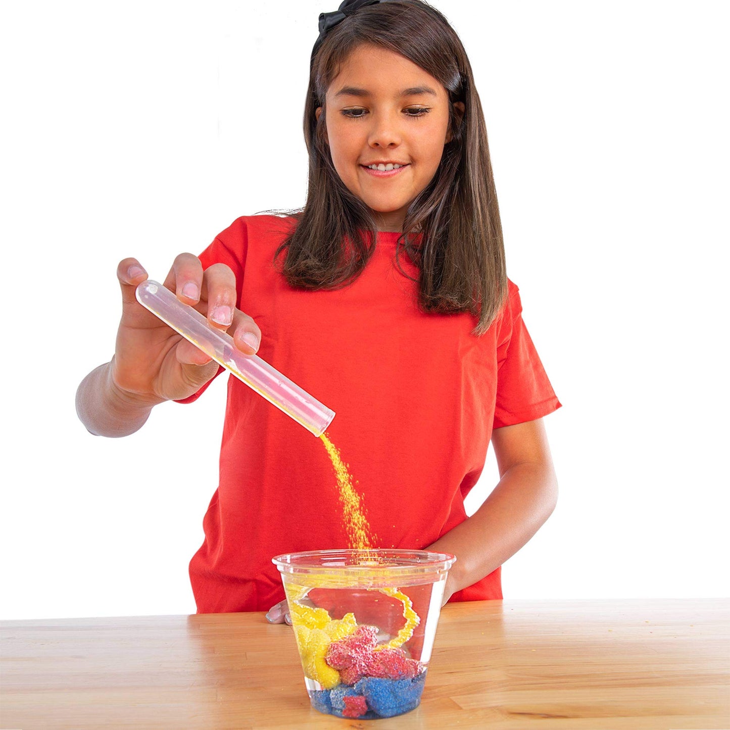 Steve Spangler Science Magic Sand, 227G, Blue – Colored Play Sand That Never Gets Wet, Exciting Stem Activity, Learn And Teach About Water Molecules For Home And Classroom Use