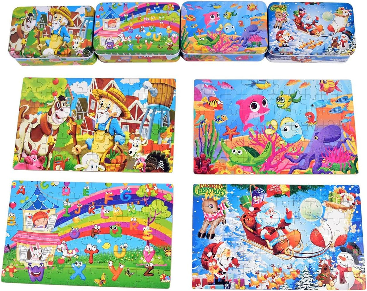 MUREN Jungle Jigsaw Puzzle Game for Kids ABS of 512 Years Old Educational and Fun Children Learning & Creativity Sorting Games 