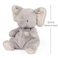 Gund Baby Oh So Snuggly Elephant Large Plush Stuffed Animal For Babies And Infants, Ash Grey, 12.5