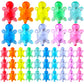 Niceup 130pcs Small Turtle Resin Animals Figurines 0.6in Math Counter Toys Tiny Cute Trinkets Plastic to Hide for Party DIY Deco