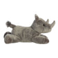 Aurora Adorable Flopsie Rodney Rhino Stuffed Animal - Playful Ease - Timeless Companions - Gray 12 Inches