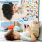 Electronic Alphabet Wall Chart, Talking Abc, 123S, Music Poster, Kids Learning Toys For Toddlers 1-3, Interactive Educational Toddler Toy, Birthday Gifts For Age 1 2 3 4 5 Year Old Boys Girls - Blue