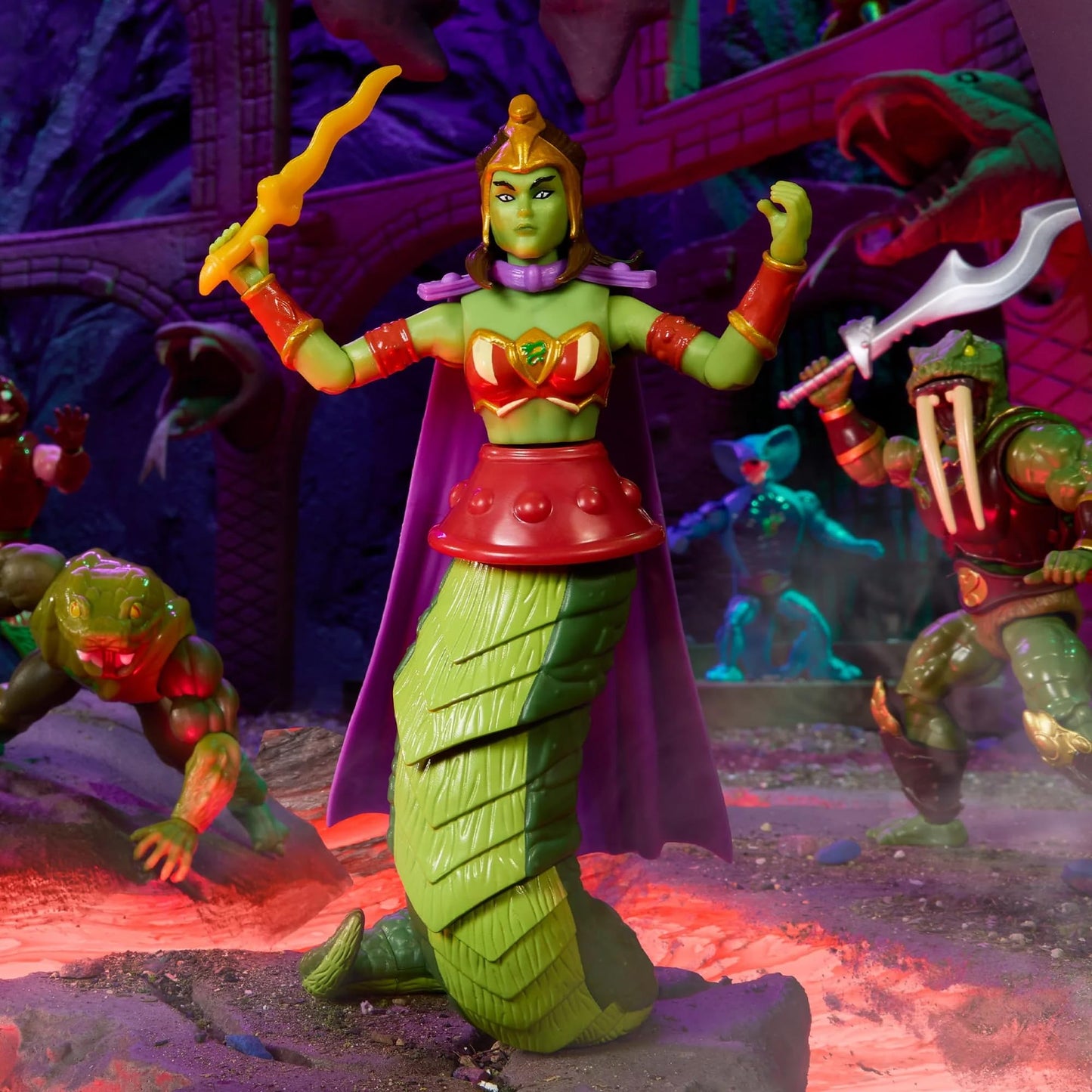 Masters of the Universe Lady Slither Action Figure - Multicolor, Plastic, Model LS-001, Creations Exclusive