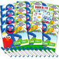 Sesame Street Imagine Ink Coloring Book Set for Girls Boys - 12 Pack No Mess Coloring Books with Stickers, More (Elmo Sesame Str
