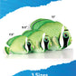 Real Planet Sea Life Plush - Soft Stuffed Animal Gift For Kids All Ages, Sea Ocean Fishing Plushie, Christmas Birthday Gifts (Green Butterfly Fish, 13') (7.5' Long)